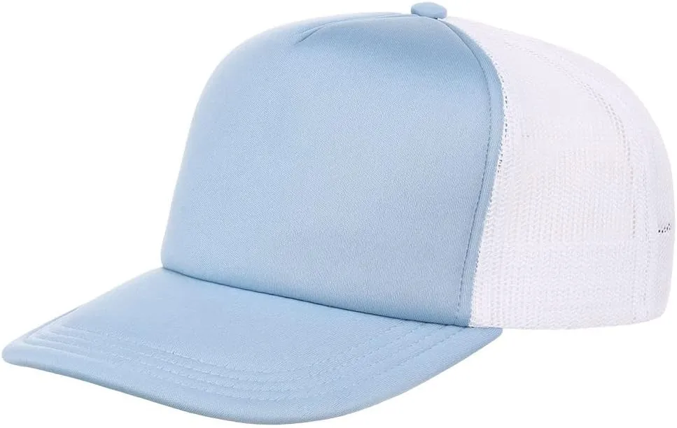 Lids Blank Basic Foam Trucker Adjustable Snapback Hat