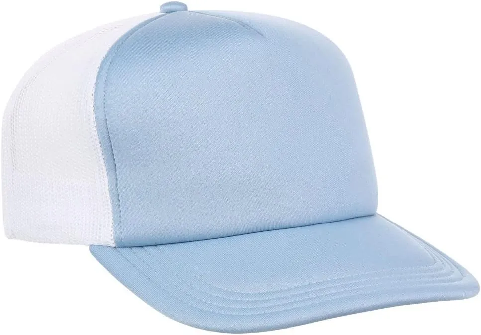 Lids Blank Basic Foam Trucker Adjustable Snapback Hat