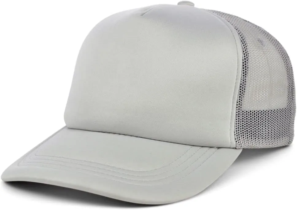 Lids Blank Basic Foam Trucker Adjustable Snapback Hat