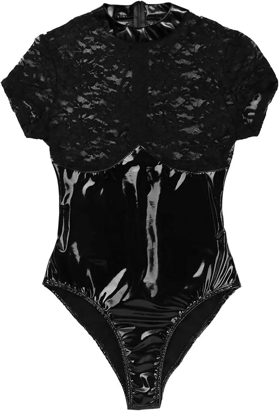 Lingerie Set for Women Sexy Babydoll Lace Chemise See Through Padded Skirt Stretchy Sleepwear Nightie