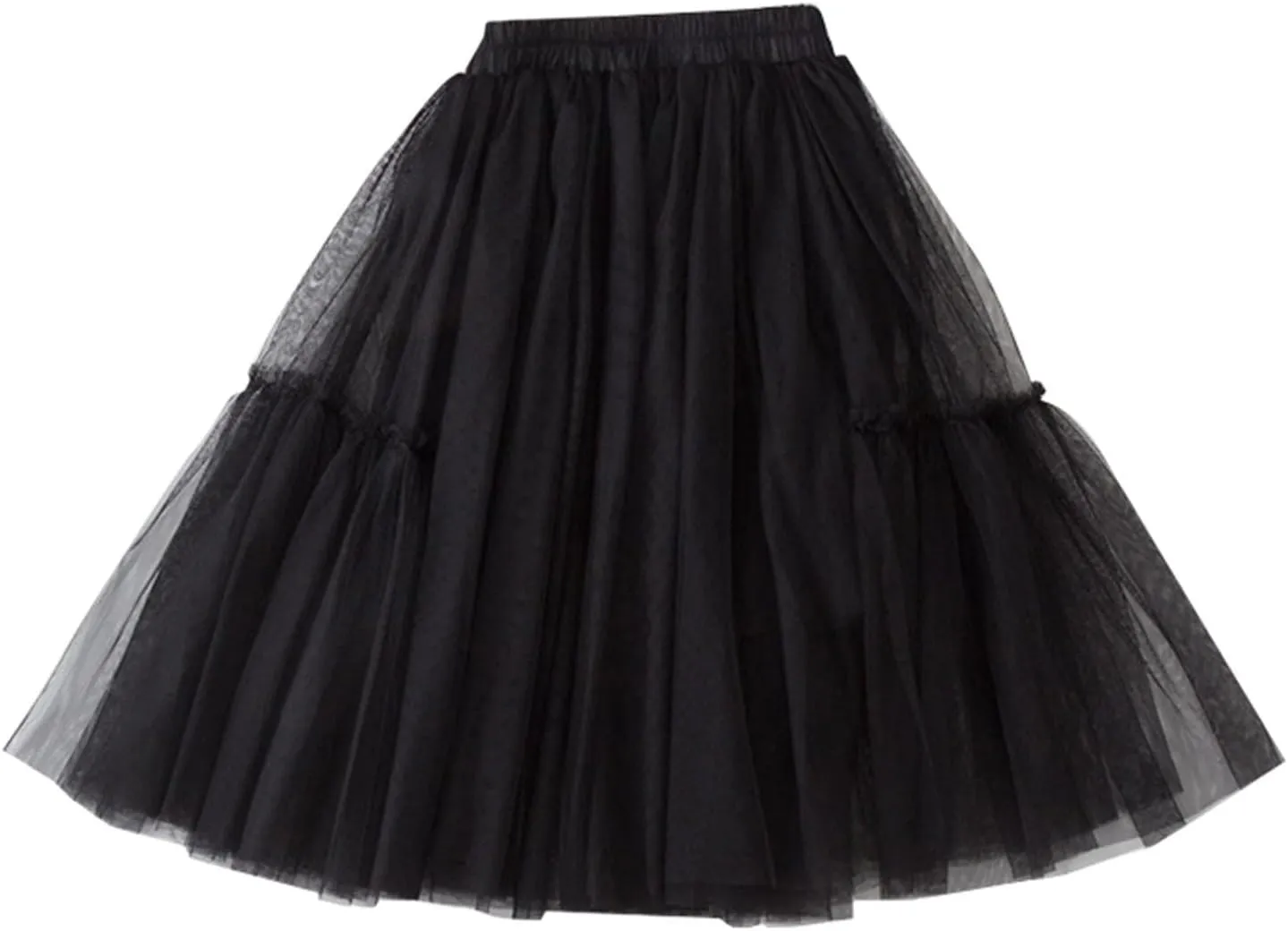 Little Child Girls Long Skirt Girls Tiered Ruffle Maxi Skirts Girls Soft Skirt Party Children Place Big Girls Dresses