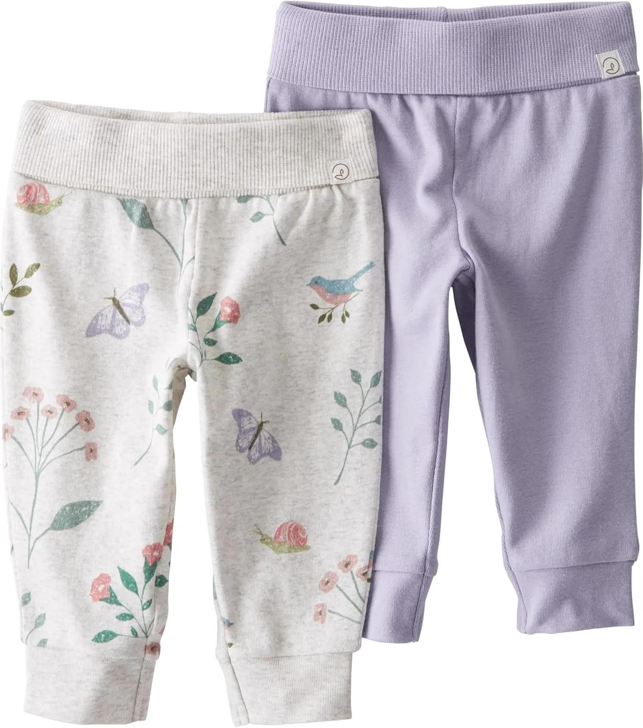 little planet by carter's Baby 2-Pack Joggers Made with Organic Cotton