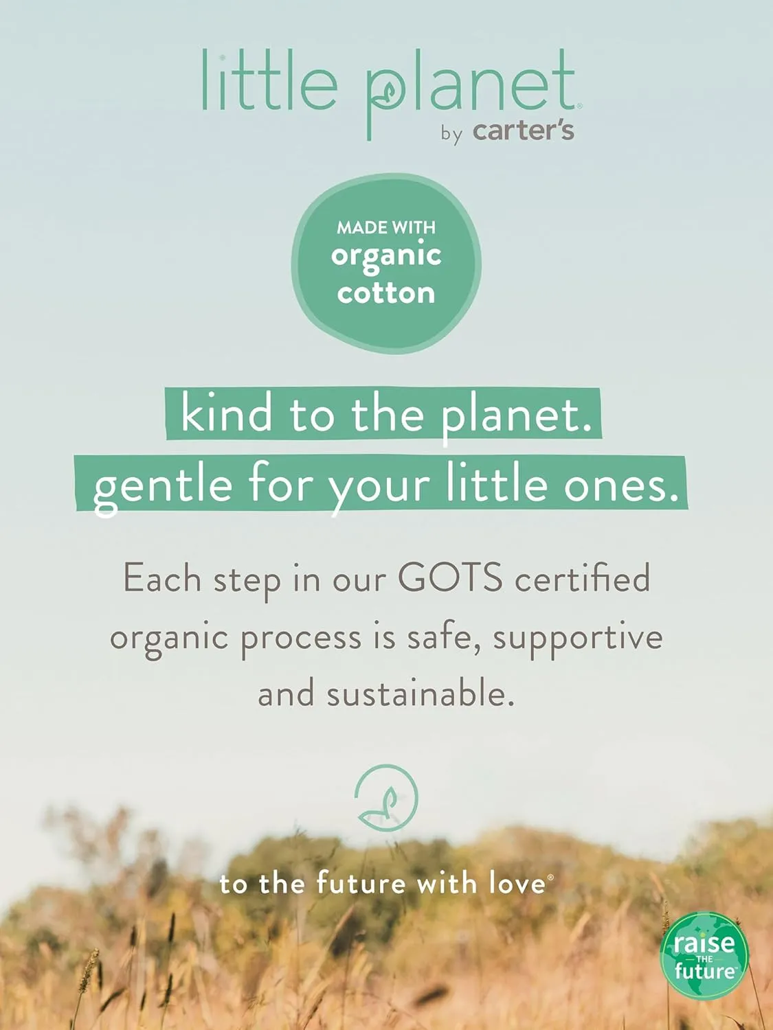 little planet by carter's Baby 2-Pack Joggers Made with Organic Cotton