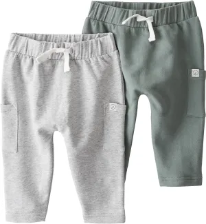 little planet by carter's Baby 2-Pack Pants Made with Organic Cotton