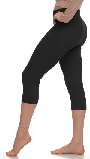 LMB Women’s Soft Stretch Leggings Regular/High Yoga Waist 20  Designs One Size