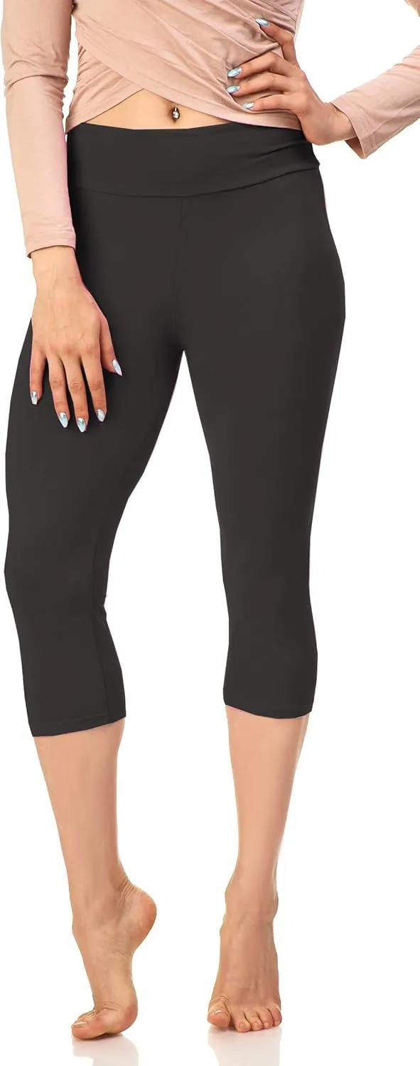 LMB Women’s Soft Stretch Leggings Regular/High Yoga Waist 20  Designs One Size