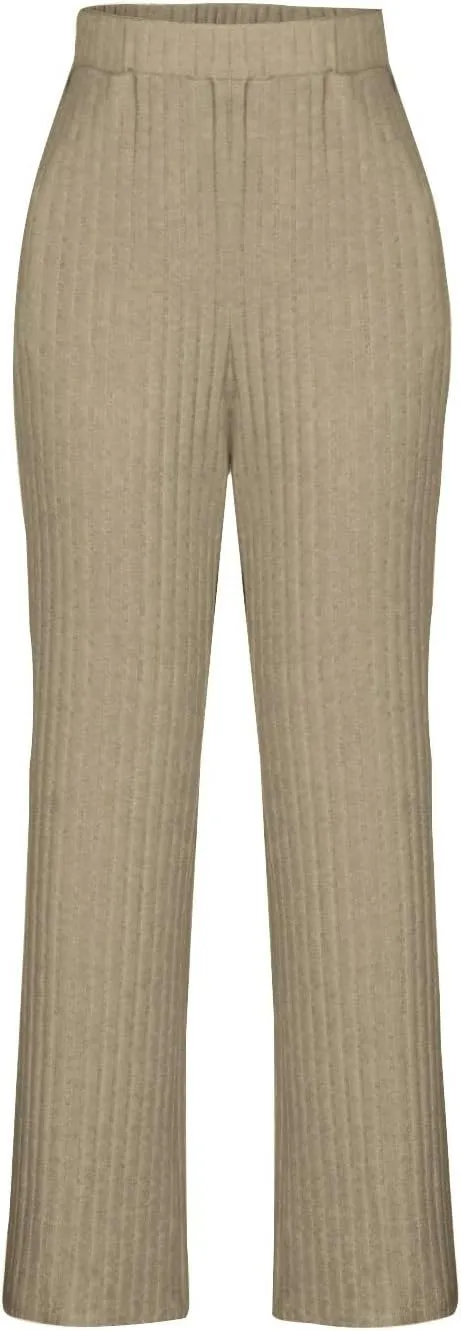 Lounge Sets Women 2 Piece Kint Outfits Comfy V Neck Tops and Pants Sets Casual Loungewear Baggy Airport Outfit