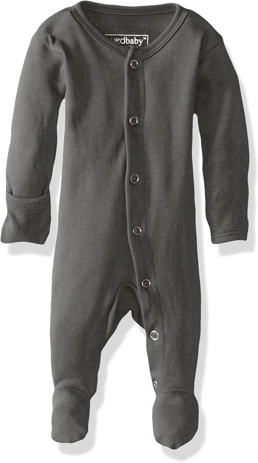 L'ovedbaby baby-girls Organic Baby Snap Footie
