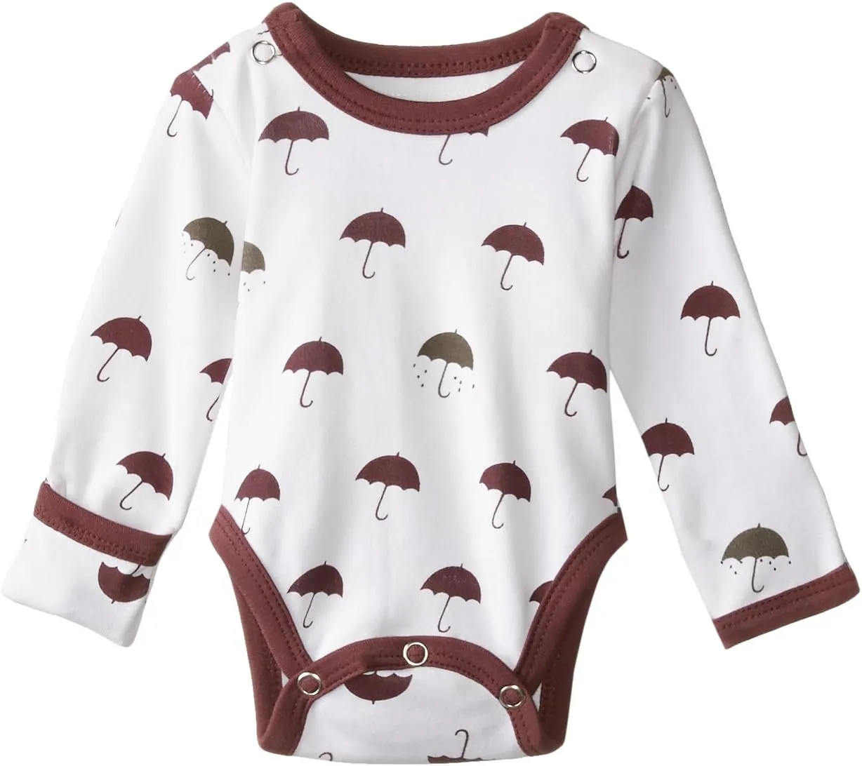 L'ovedbaby Organic Gloved-Sleeve Bodysuit