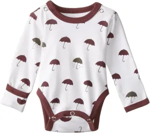 L'ovedbaby Organic Gloved-Sleeve Bodysuit