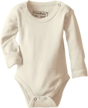 L'ovedbaby Organic Gloved-Sleeve Bodysuit
