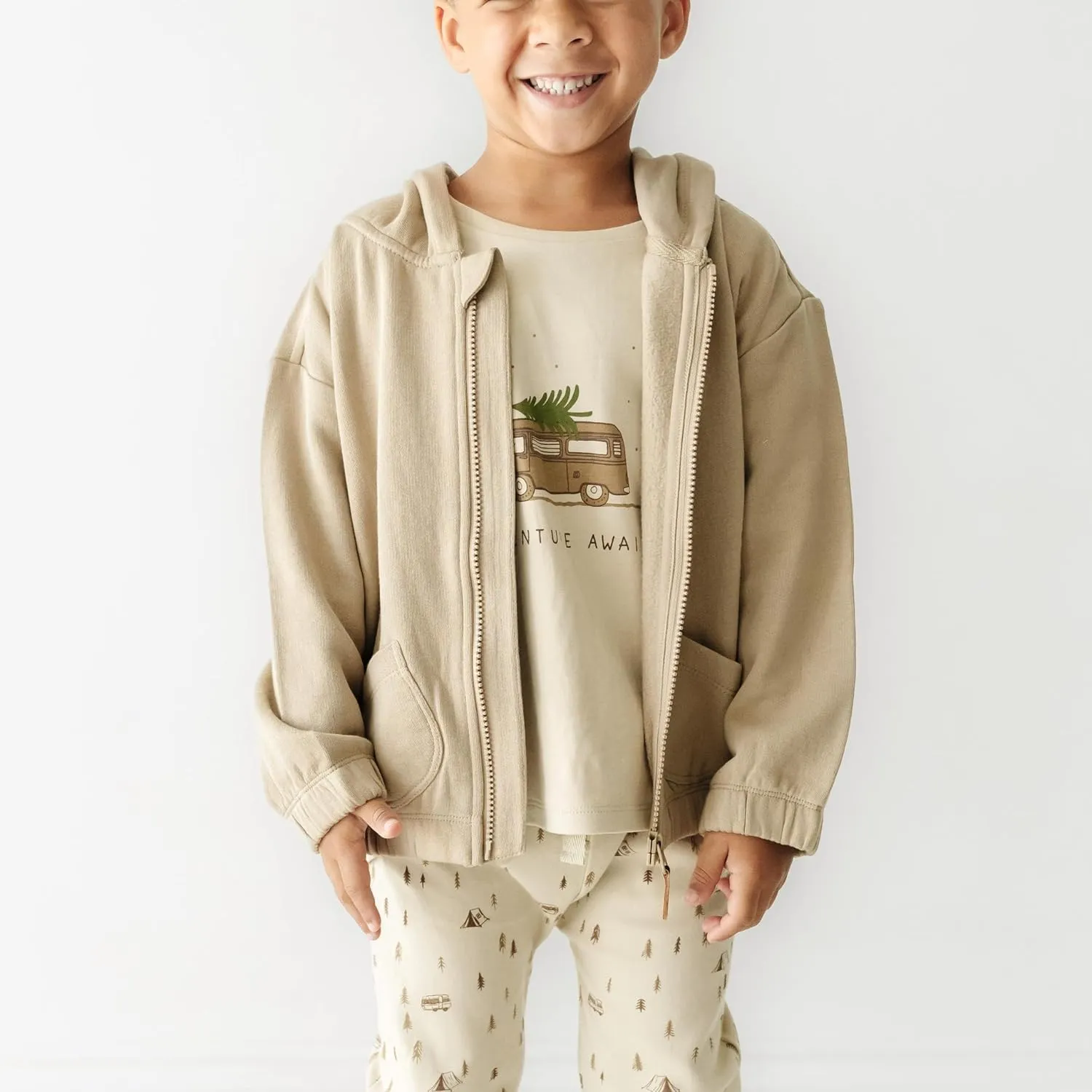 MakeMake Organics GOTS Certified Organic Cotton Sweatshirt Baby Toddler Young Kids Boys Girls Pullover Sweater