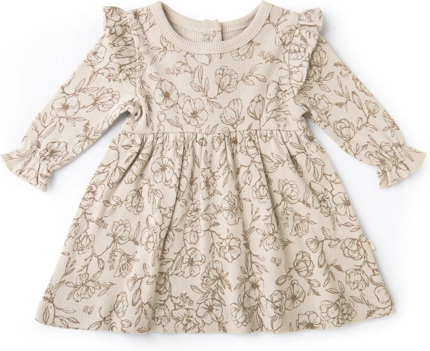 MakeMake Organics GOTS Organic Cotton Dress Girls Twirly Dress Play Party Holiday Dinner Toddler Baby Girl