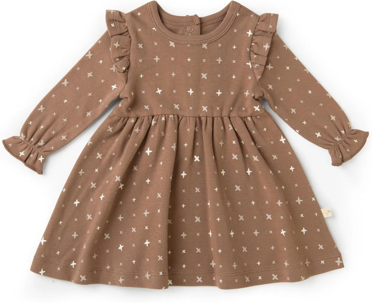 MakeMake Organics GOTS Organic Cotton Dress Girls Twirly Dress Play Party Holiday Dinner Toddler Baby Girl