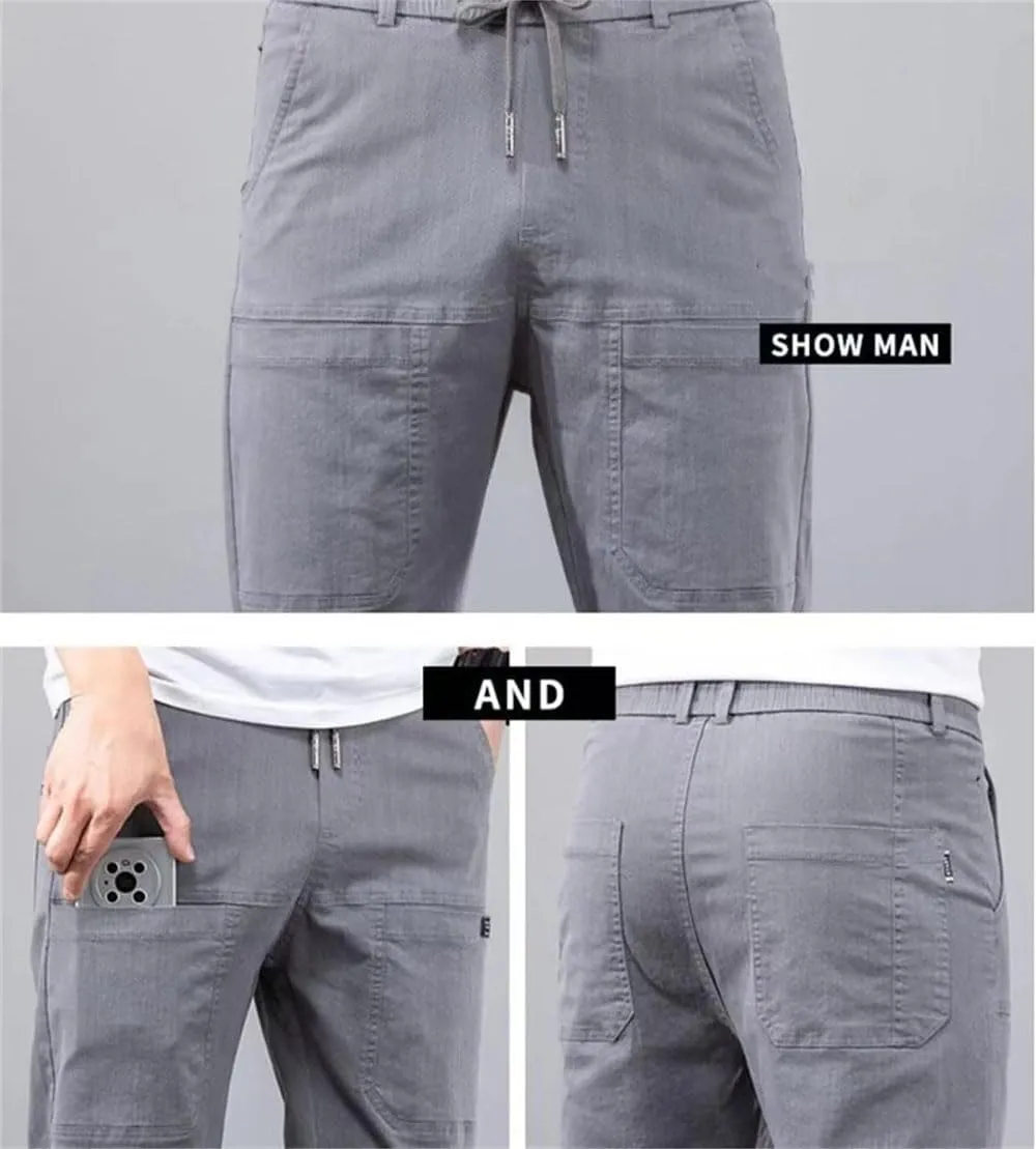 Manzera Stretch Cargo Pants High Stretch Multi-Pocket Durable Cargo Pants Lightweight Tactical Pant Hiking