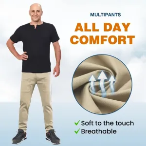 Manzera Stretch Cargo Pants High Stretch Multi-Pocket Durable Cargo Pants Lightweight Tactical Pant Hiking