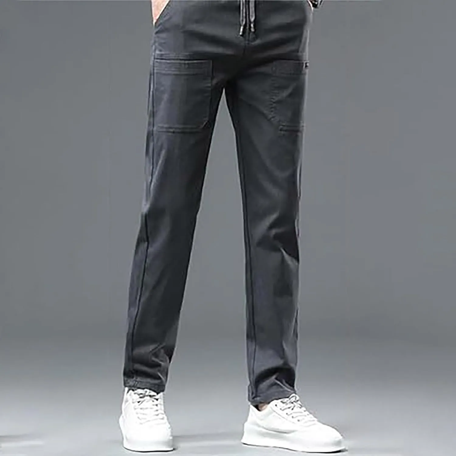 Manzera Stretch Cargo Pants Mencomfy MultiPants- High Stretch Durable Cargo Pants for Men - Comfort Meets Style