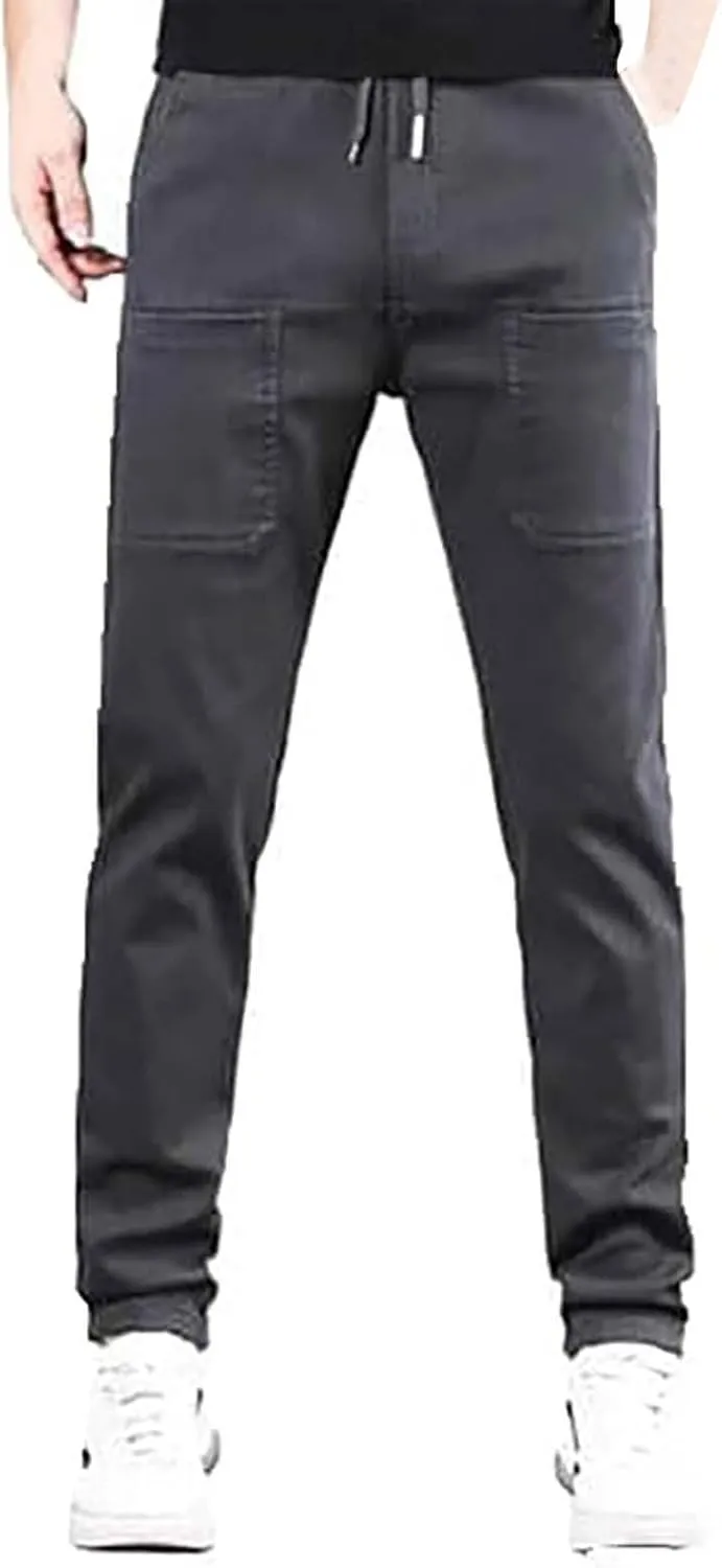 Manzera Stretch Cargo Pants Mencomfy MultiPants- High Stretch Durable Cargo Pants for Men - Comfort Meets Style