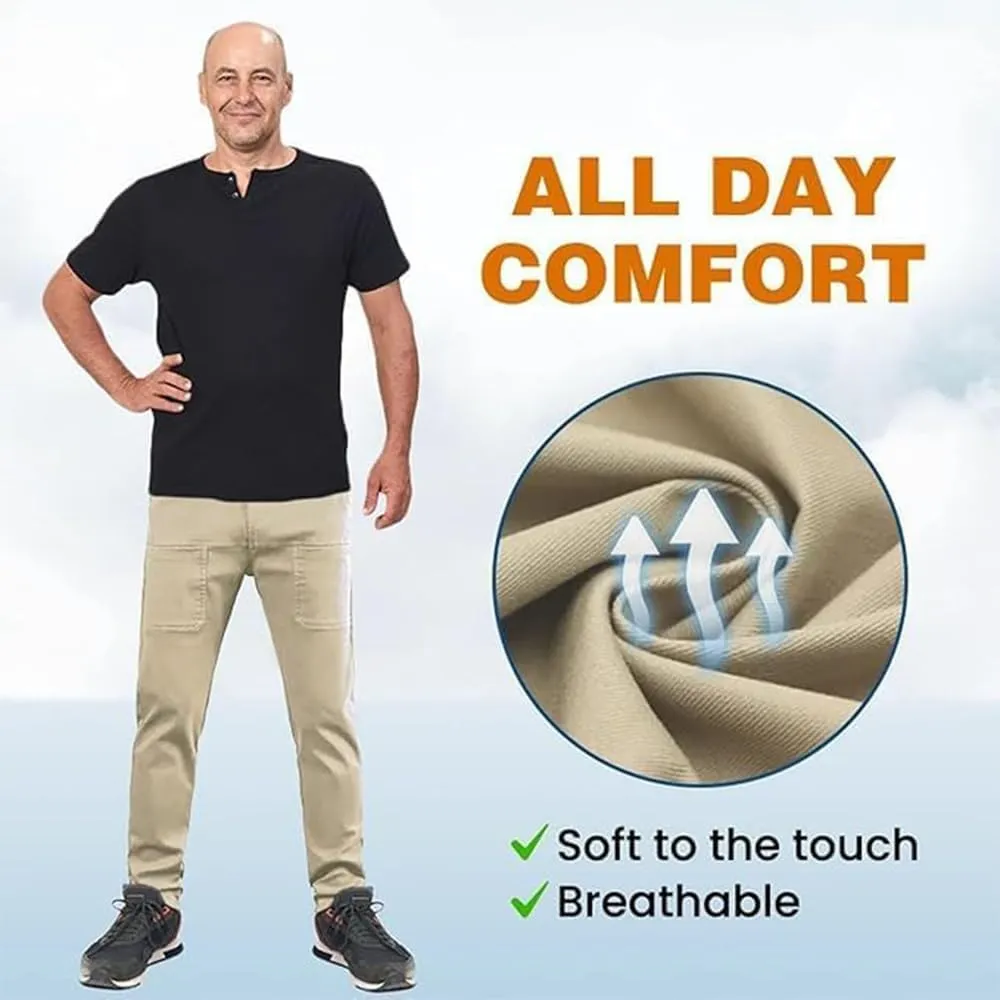 Manzera Stretch Cargo Pants, Multipants - High Stretch Multi-Pocket Durable Cargo Casual for Men