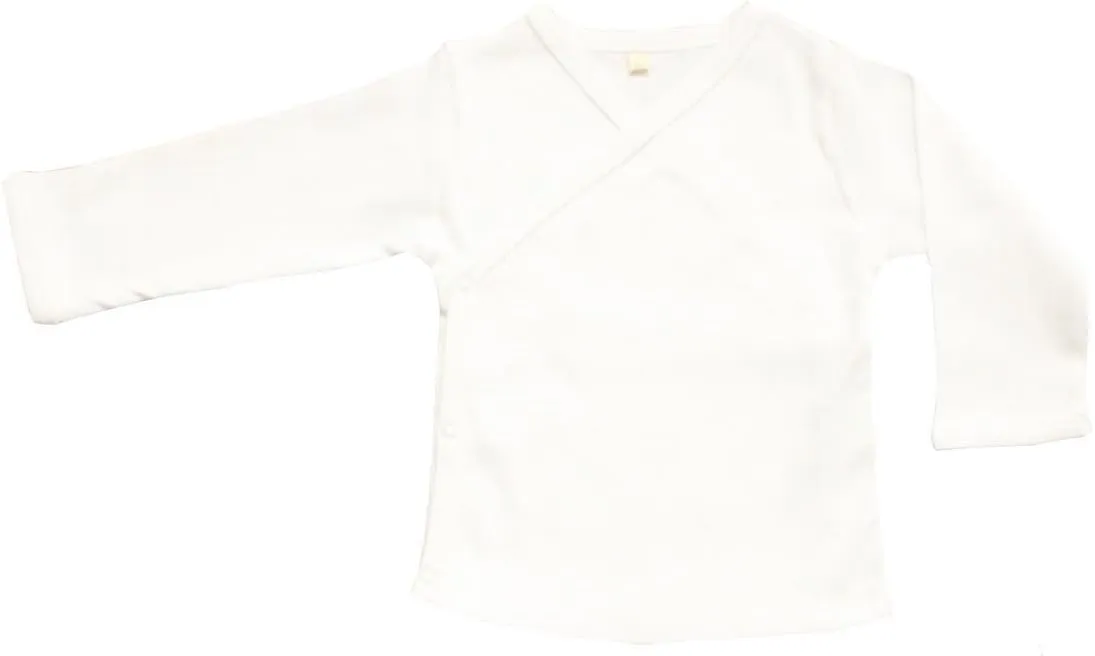 Maple Clothing Organic Cotton Baby Kimono Long Sleeve Bodysuit GOTS Certified