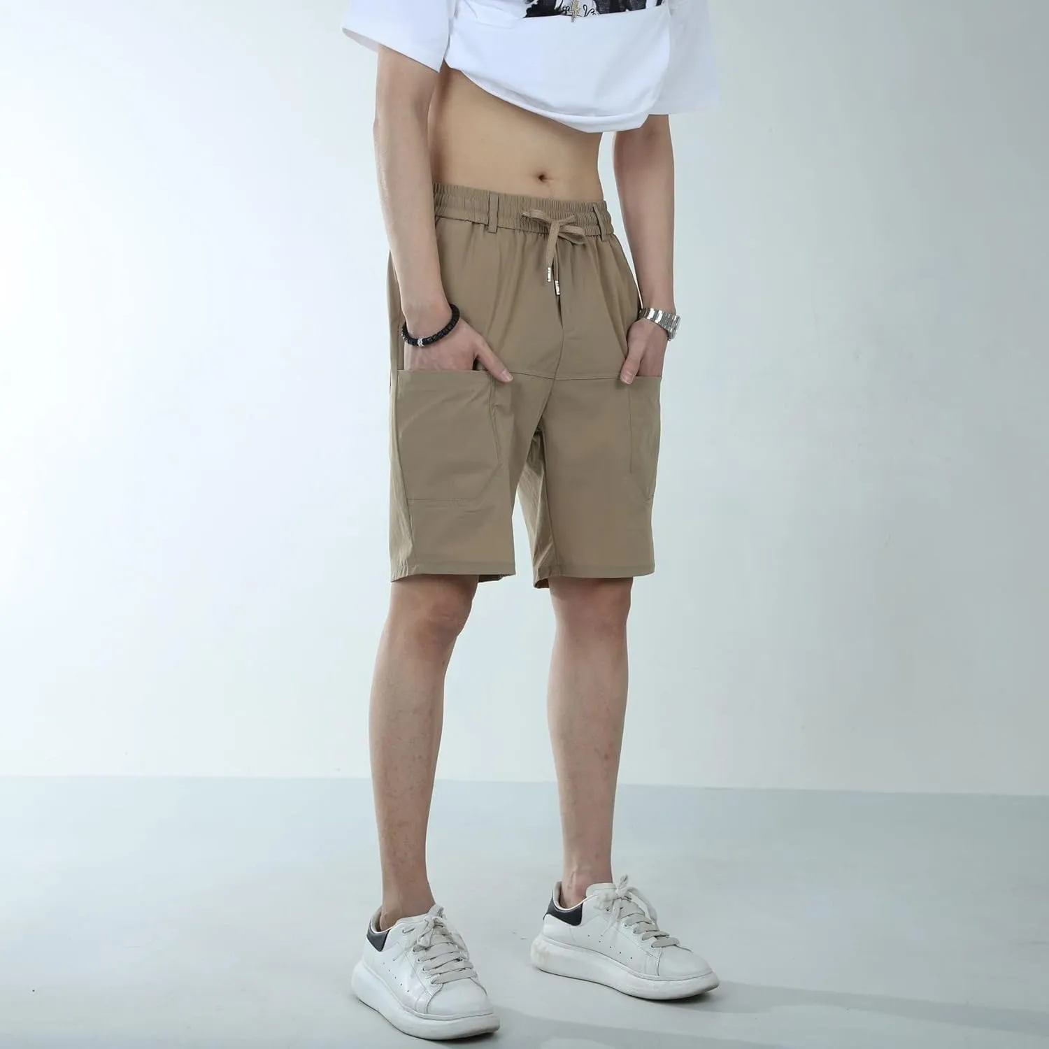 Mencomfy Cargo Pants, High Stretch Multi-Pocket Durable Cargo Pant, Comfort Fit Stretch Cargo trousers