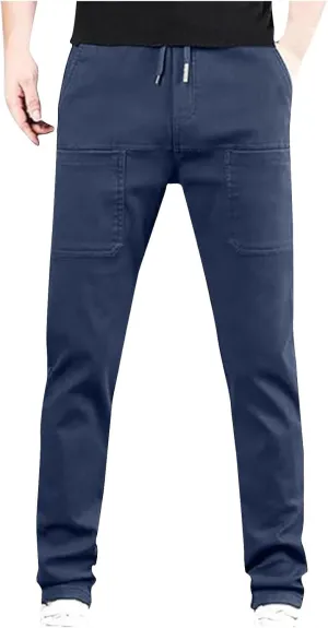 Mencomfy Cargo Pants, High Stretch Multi-Pocket Durable Cargo Pants Comfort Fit Stretch Cargo Pant, Waterproof Cargos Pant