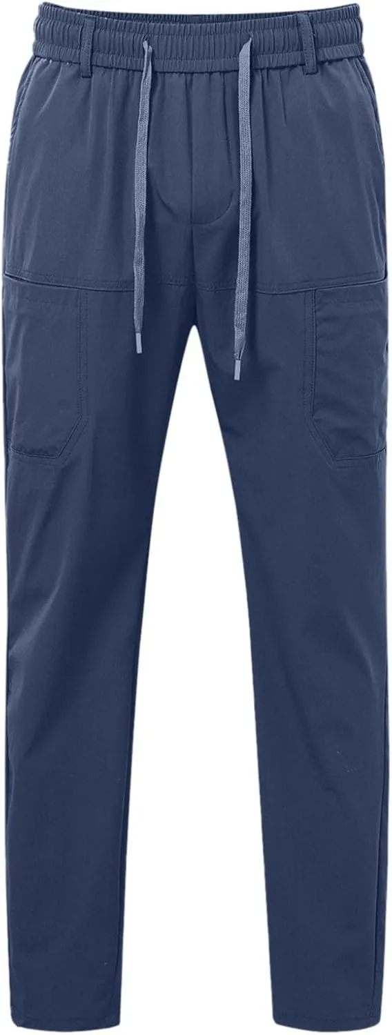 Mencomfy Cargo Pants Multipants - High Stretch Multi-Pocket Durable Cargo Pants Comfort Fit Stretch Cargo Pant