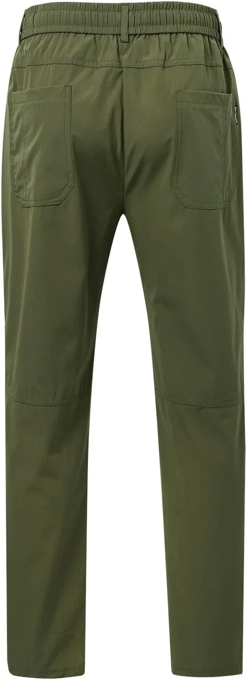Mencomfy Cargo Pants Multipants - High Stretch Multi-Pocket Durable Cargo Pants Comfort Fit Stretch Cargo Pant