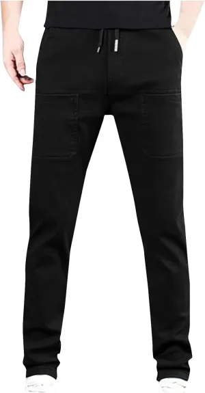 Mencomfy Cargo Pants Multipants - High Stretch Multi Pocket Durable Cargo Pants for Men Comfort Cargo Hiking Pant