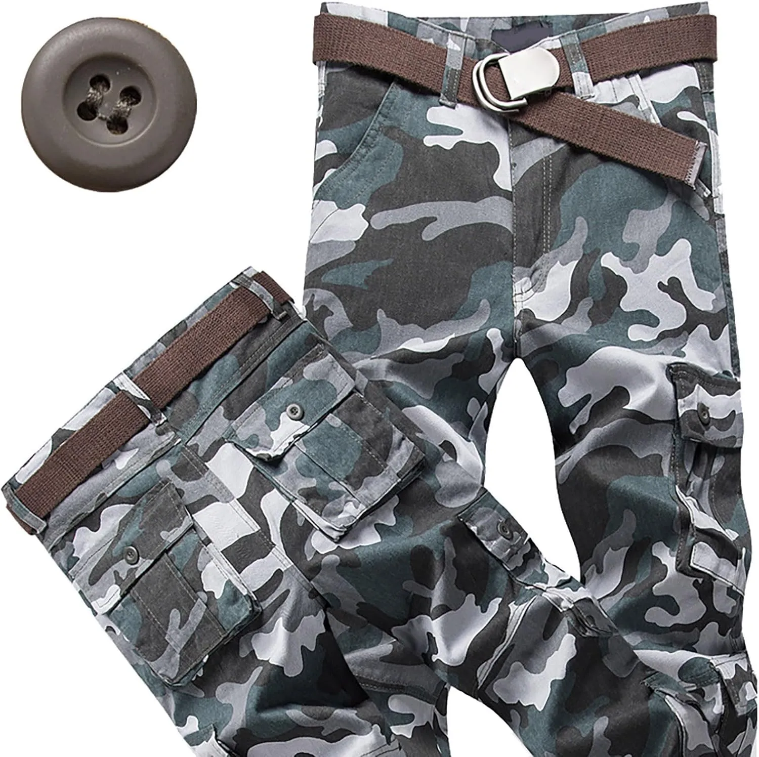 Mens Black Cargo Pants 6 Full Men's Cargo Cargo Pocket Men's Pants Sweats for Men Lightweight Sweatpants Men Mens