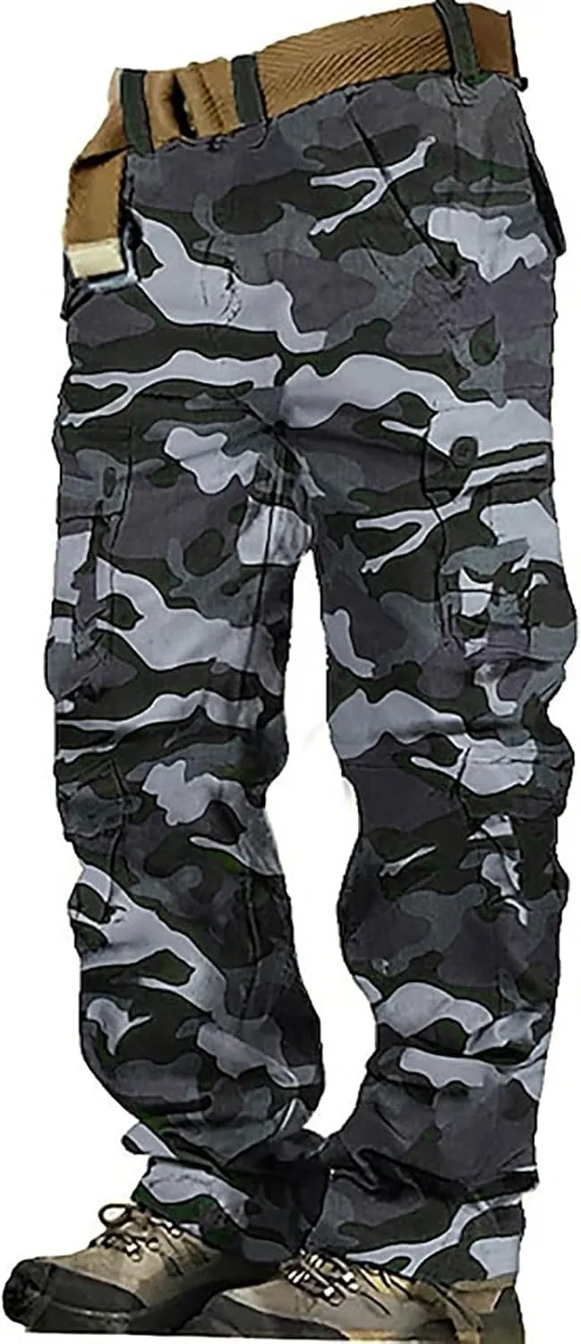 Mens Black Cargo Pants 6 Full Men's Cargo Cargo Pocket Men's Pants Sweats for Men Lightweight Sweatpants Men Mens