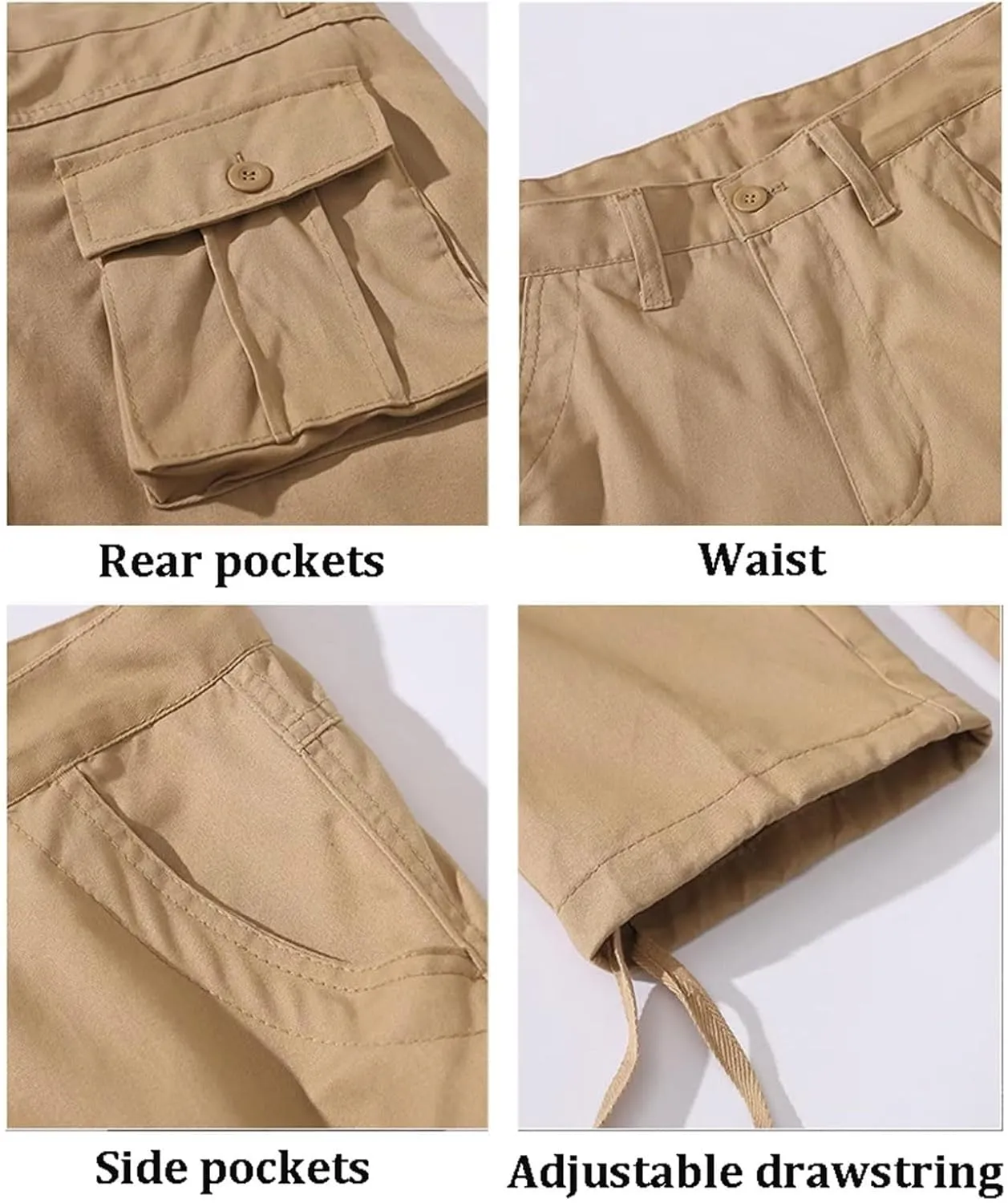 Mens Cargo Pant Mens Cargo Trousers Cotton Heavy Duty Multi Pockets Work Wear Outdoor Camping Pantalones Cargo Hombre
