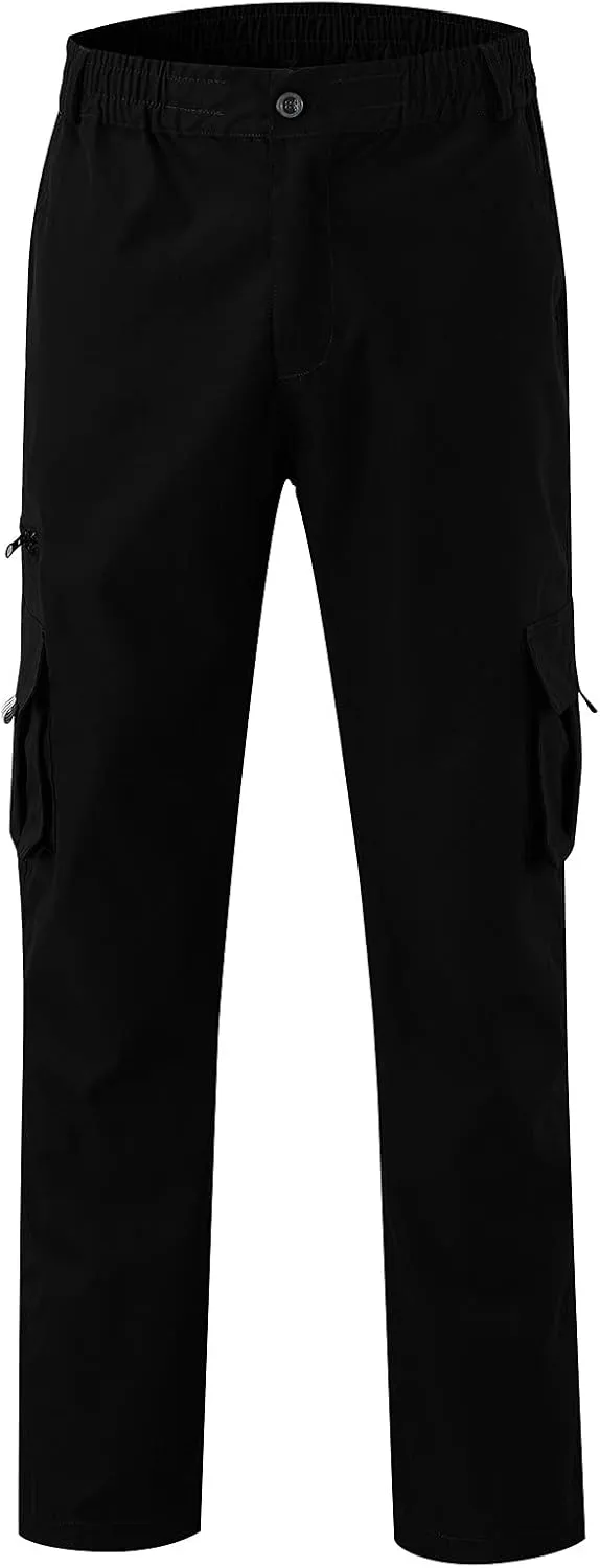 Men's Cargo Pants Casual Straight Sports Pant Outdoor Relaxed Fit Cargo Trouser Multi Pockets Cargo Trousers for Men