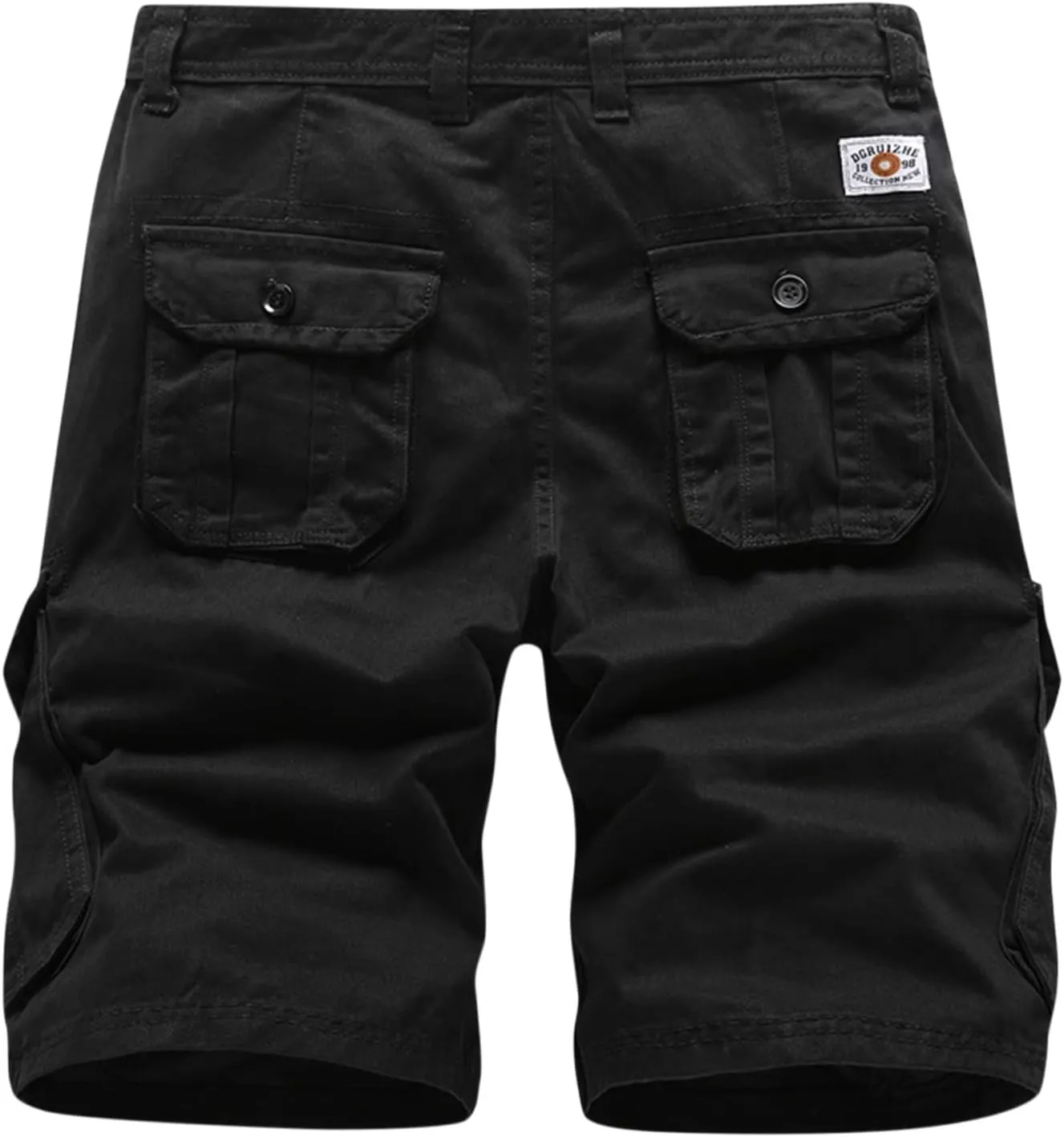 Men's Cargo Shorts Classic Casual Relaxed Fit Shorts Below Knee Length Multi Pocket 3/4 Capri Pants