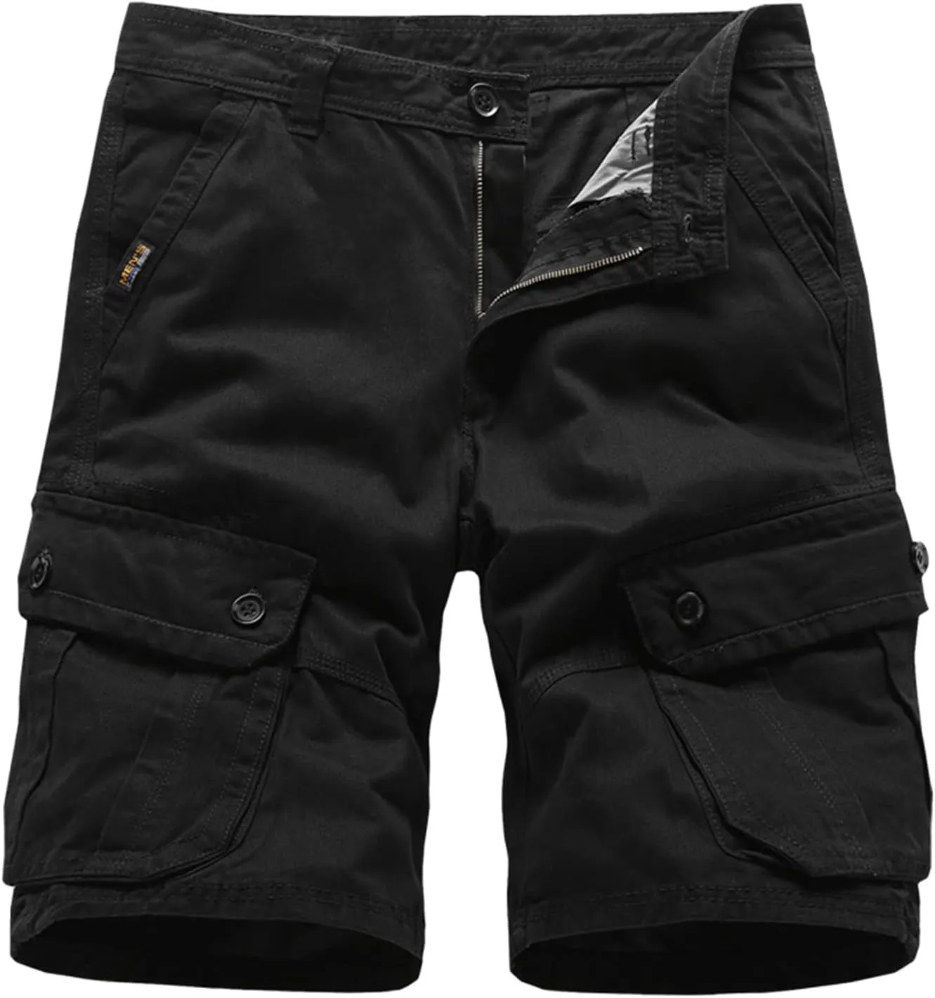 Men's Cargo Shorts Classic Casual Relaxed Fit Shorts Below Knee Length Multi Pocket 3/4 Capri Pants