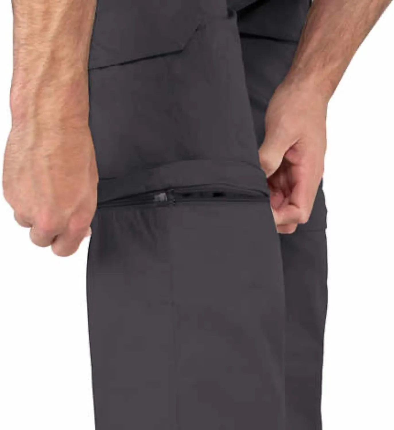 Men's Convertible Stretch Pant (Charcoal