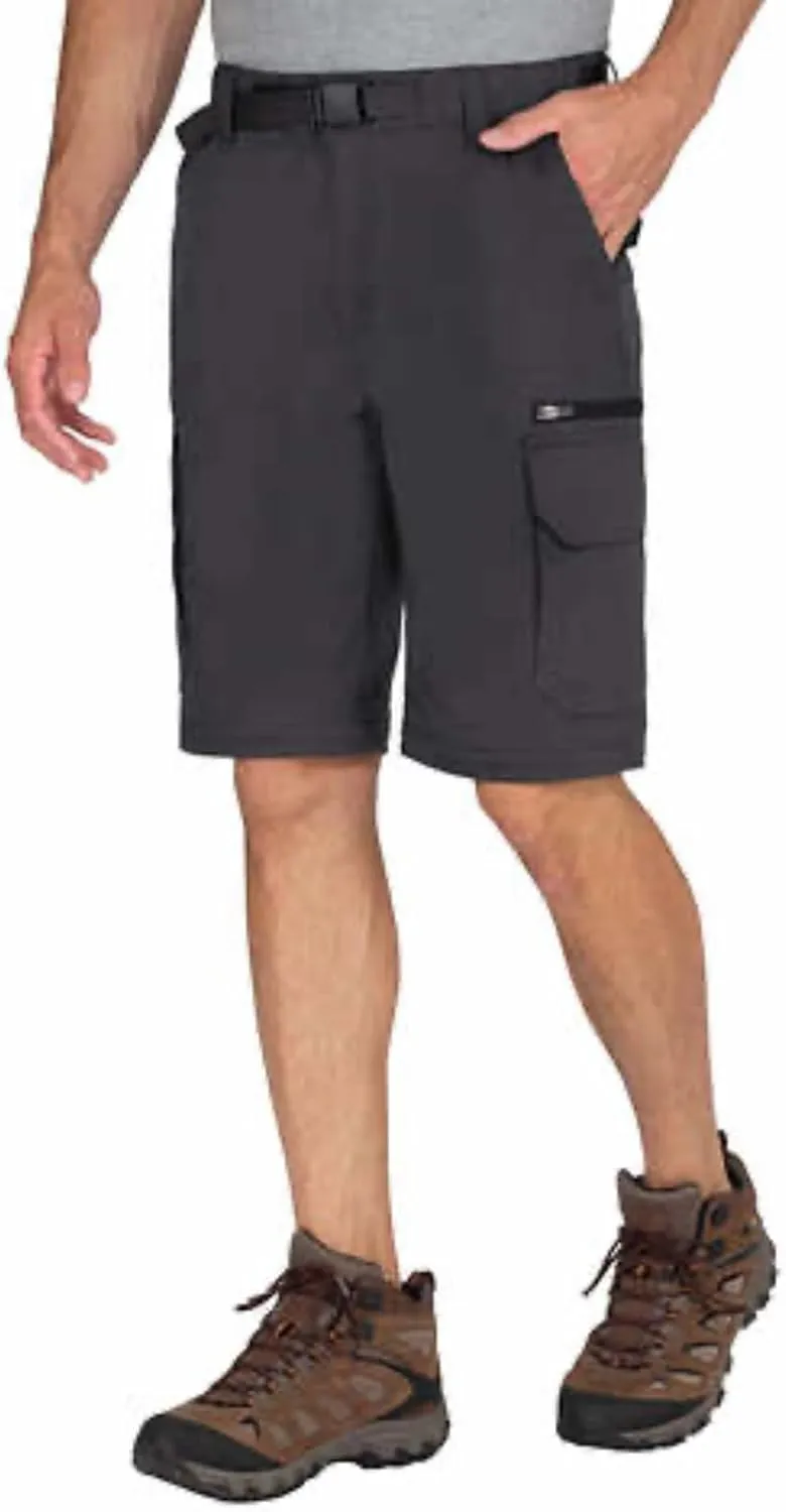 Men's Convertible Stretch Pant (Charcoal