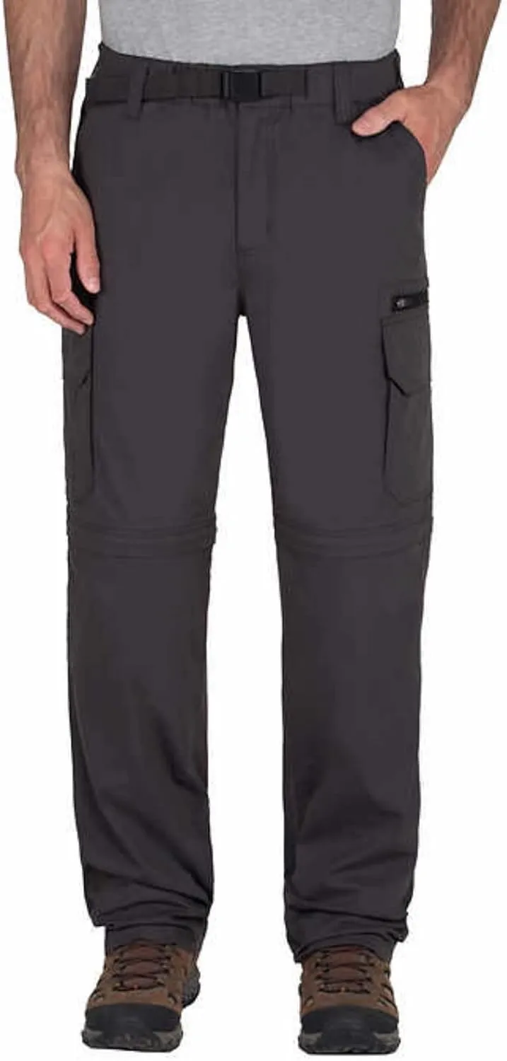 Men's Convertible Stretch Pant (Charcoal