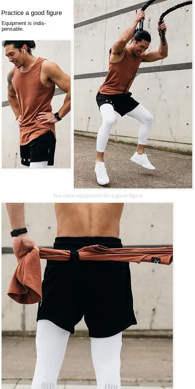 Men's Lounge Shorts with Zipper Pockets Loose-fit Jersey Shorts for Running,Workout,Training, Basketball