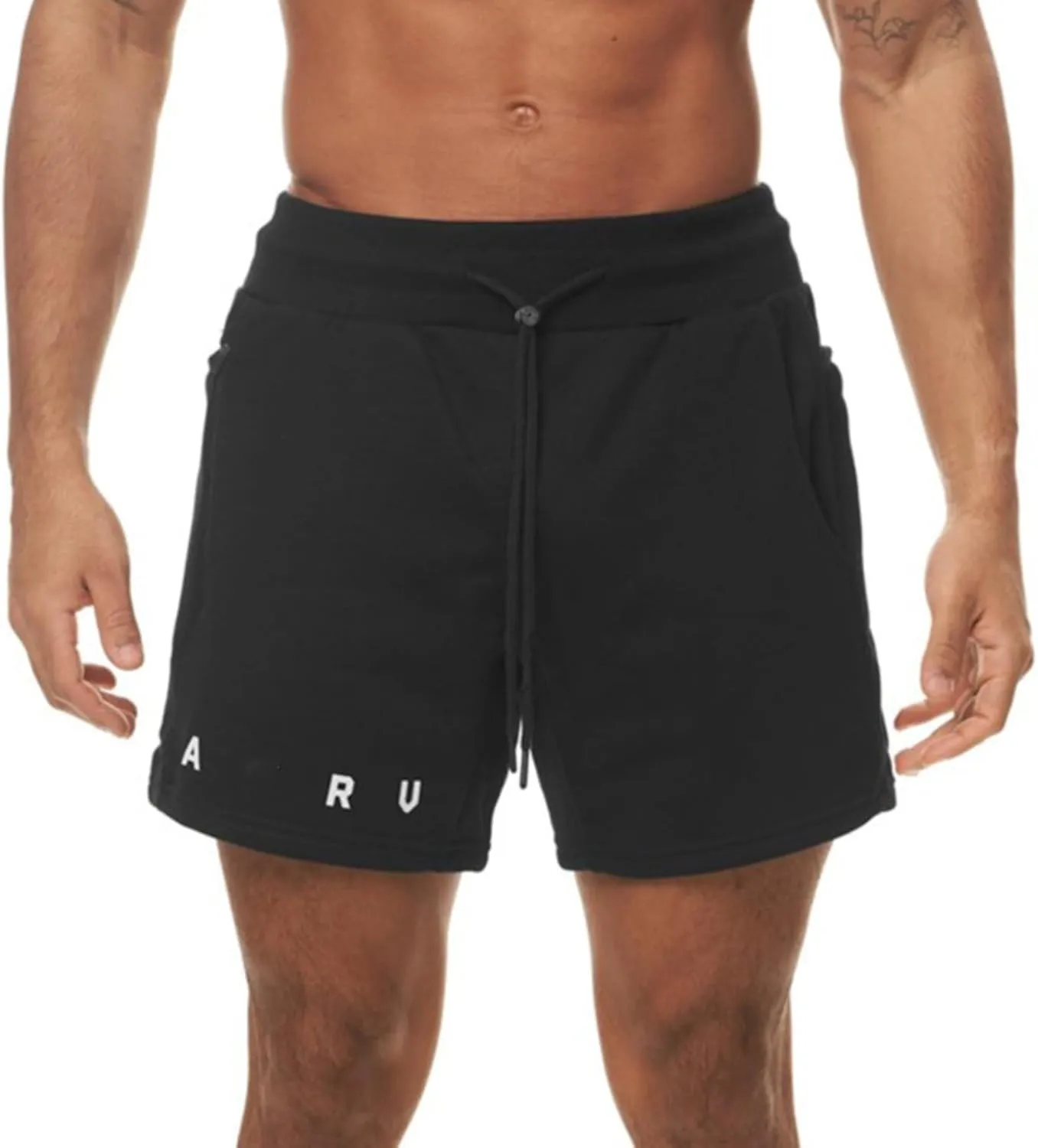 Men's Lounge Shorts with Zipper Pockets Loose-fit Jersey Shorts for Running,Workout,Training, Basketball