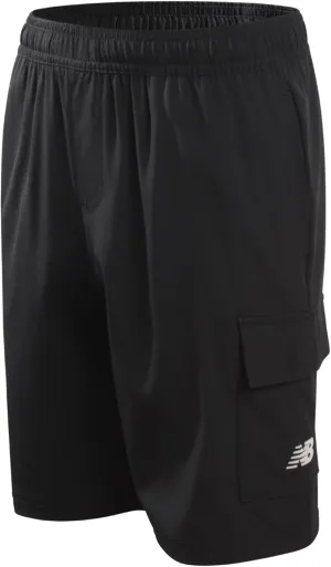 New Balance Boys' Active Shorts - Kids Athletic Performance Woven Shorts with Pockets - Gym Shorts for Boys' (8-20)