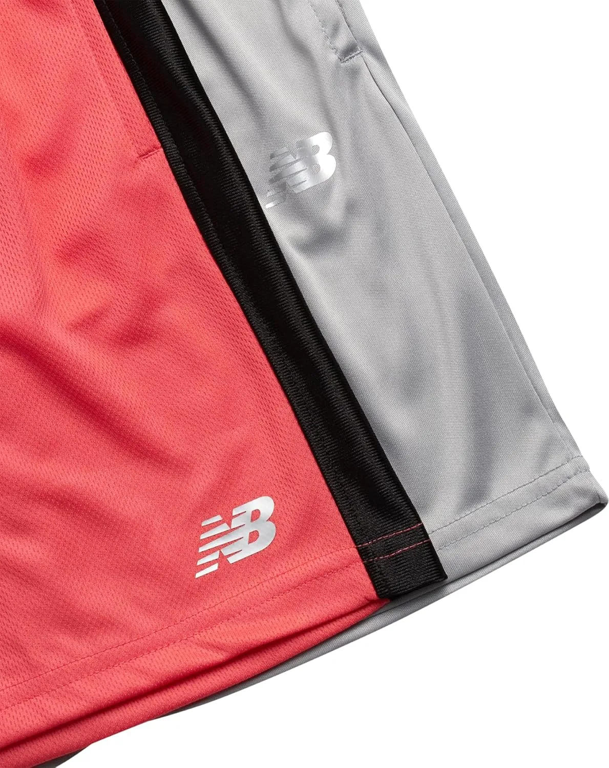 New Balance Boys' Athletic Shorts - 4 Pack Active Performance Quick Dry Running Gym Basketball Shorts for Boys (Sizes: 8-20)