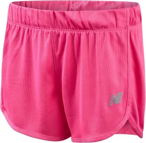 New Balance Girls' Active Shorts - Athletic Performance Mesh Running Shorts - Dolphin Gym Shorts for Girls (8-16)