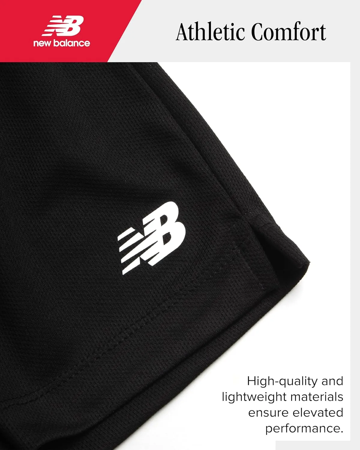New Balance Girls' Active Shorts - Athletic Performance Mesh Running Shorts - Dolphin Gym Shorts for Girls (8-16)