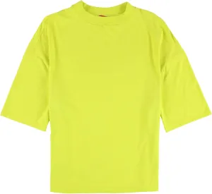 n:PHILANTHROPY Womens Oversized Basic T-Shirt, Yellow, Small