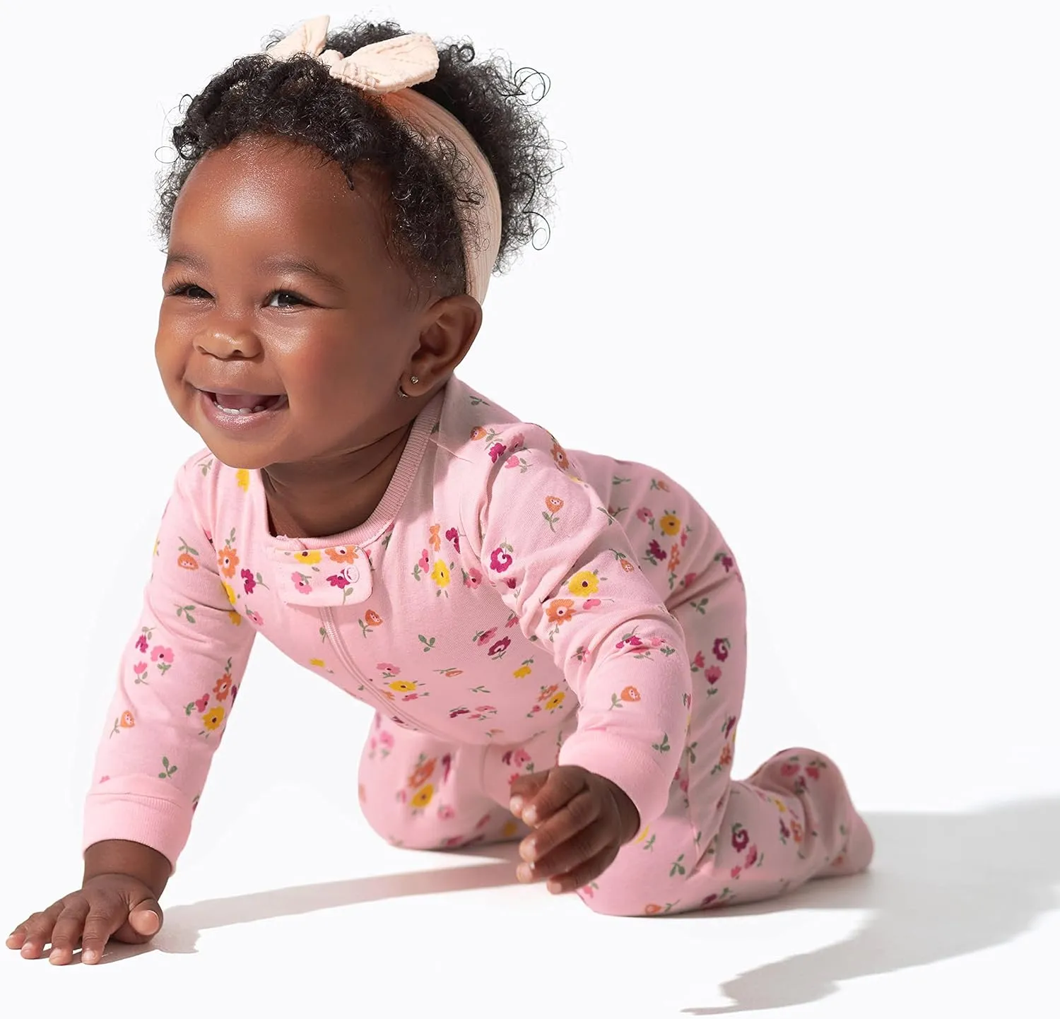 Onesies Brand baby-girls 4-pack Sleep 'N Play Footies Multi Pack