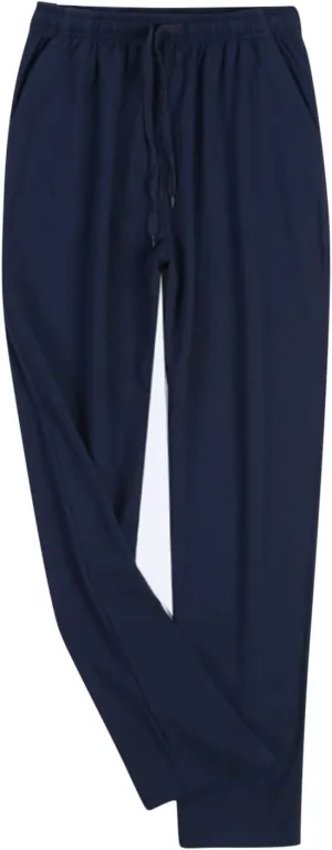 Pajama Pants Women Y2K Striped Elastic High Waist Straight Wide Leg Lounge Pants Elastic High Waist Pants Trousers