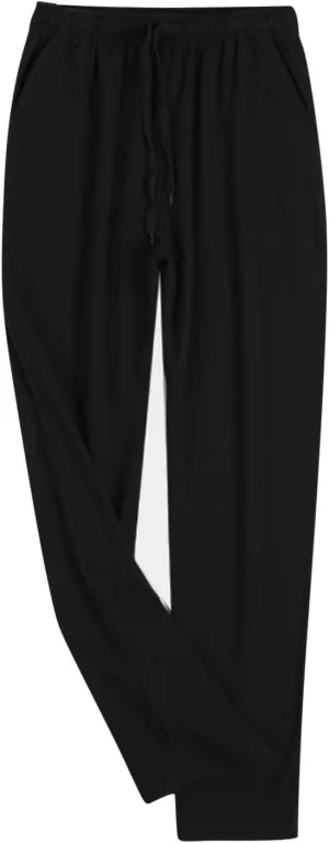 Pajama Pants Women Y2K Striped Elastic High Waist Straight Wide Leg Lounge Pants Elastic High Waist Pants Trousers