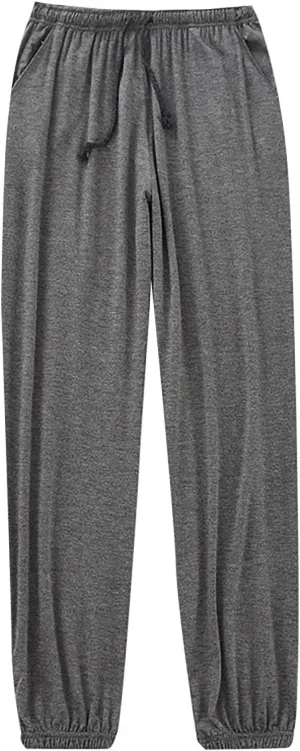 Pajama Pants Women Y2K Striped Elastic High Waist Straight Wide Leg Womens Gingham Linen Wide Leg Pants Trousers