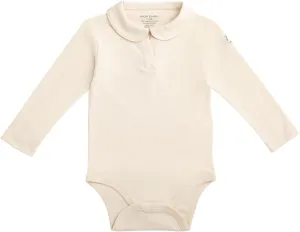 Premium Long Sleeve Bodysuit - Buttery Soft 100% Pima Cotton Baby Bodysuit with Collar - Organic Cotton Baby Clothes